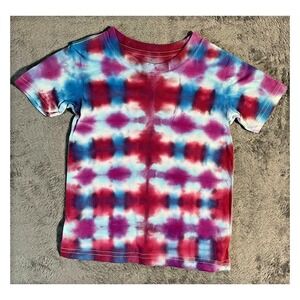 Wonder‎ Nation Kids Tie-Dye T-Shirt Size 2T Multicolor Cotton
